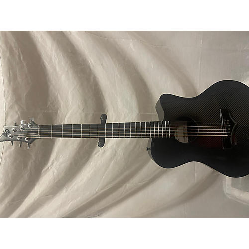 Used Emerald X10 Black Acoustic Guitar Black