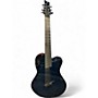 Used Emerald X20-7 Blue Carbon Fiber Acoustic Electric Guitar Blue Carbon Fiber