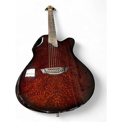 Used Emerald X20 HyVibe Natural Acoustic Electric Guitar