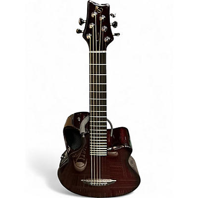 Used Emerald X7 RED CARBON FIBER Acoustic Guitar