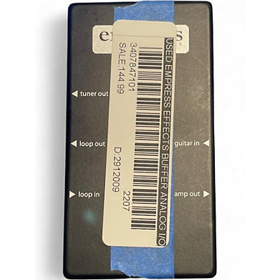 Used Empress Effects Buffer Analog I/O Interface Guitar Pedal