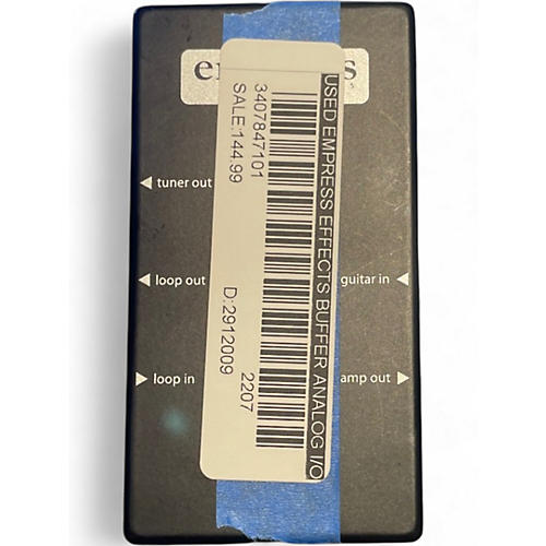 Used Empress Effects Buffer Analog I/O Interface Guitar Pedal