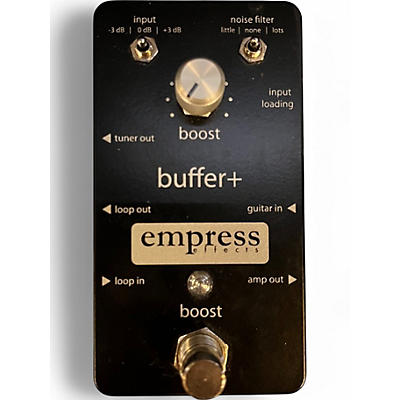 Used Empress Effects Buffer+ Analog I/O Interface with Switchable Boost Guitar Pedal