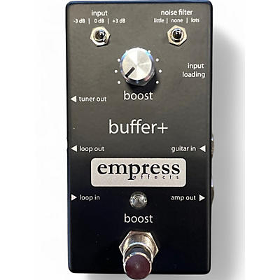 Used Empress Effects Buffer+ Analog I/O Interface with Switchable Boost Guitar Pedal