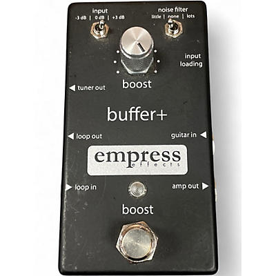 Used Empress Effects Buffer+ Analog I/O Interface with Switchable Boost Guitar Pedal