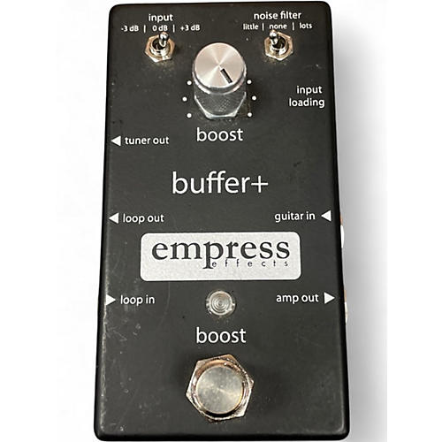 Used Empress Effects Buffer+ Analog I/O Interface with Switchable Boost Guitar Pedal