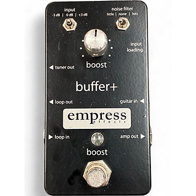 Used Empress Effects Buffer+ Analog I/O Interface with Switchable Boost Guitar Pedal
