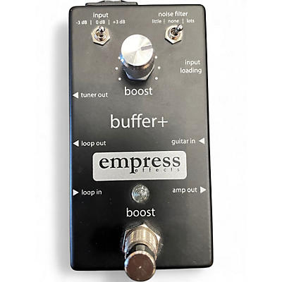 Used Empress Effects Buffer+ Analog I/O Interface with Switchable Boost Guitar Pedal