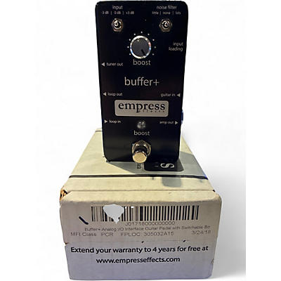 Used Empress Effects Buffer+ Analog I/O Interface with Switchable Boost Guitar Pedal