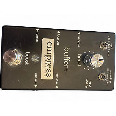 Used Empress Effects Buffer+ Analog I/O Interface with Switchable Boost Guitar Pedal