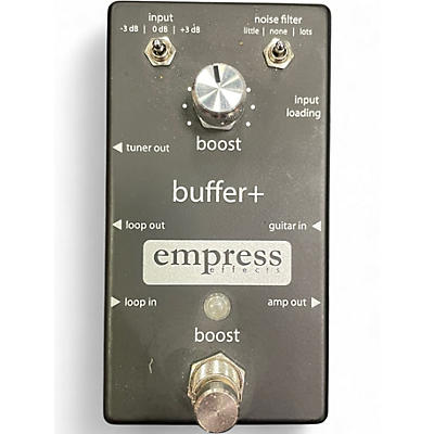 Used Empress Effects Buffer+ Analog I/O Interface with Switchable Boost Guitar Pedal