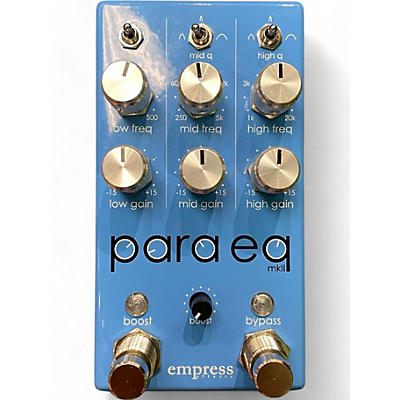 Empress Effects Used Empress Effects ParaEq with Boost EQ Pedal