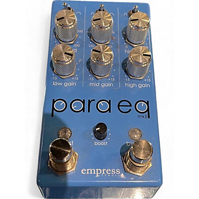 Used Empress Effects ParaEq with Boost EQ Pedal