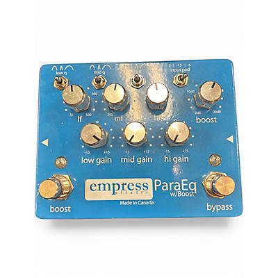 Used Empress Effects ParaEq with Boost EQ Pedal