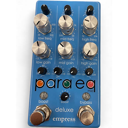 Used Empress Effects ParaEq with Boost EQ Pedal
