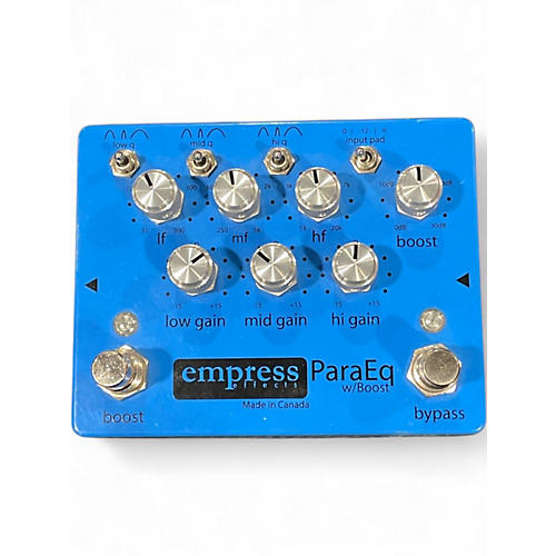 Used Empress Effects ParaEq with Boost EQ Pedal