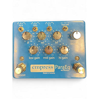 Used Empress Effects ParaEq with Boost EQ Pedal