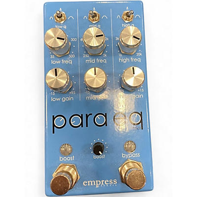 Used Empress Effects ParaEq with Boost EQ Pedal