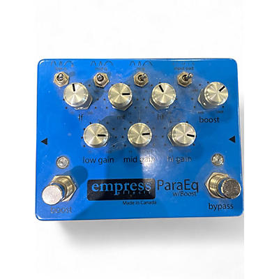 Used Empress Effects ParaEq with Boost EQ Pedal