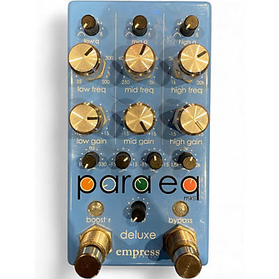 Used Empress Effects ParaEq with Boost EQ Pedal