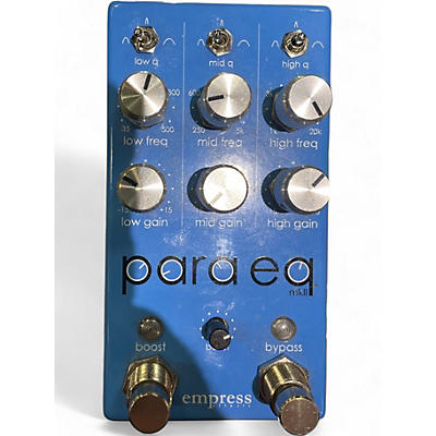 Used Empress Effects ParaEq with Boost EQ Pedal