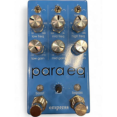 Used Empress Effects ParaEq with Boost EQ Pedal