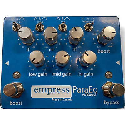 Used Empress Effects ParaEq with Boost EQ Pedal