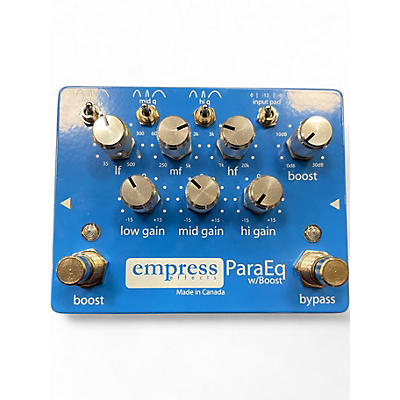Used Empress Effects ParaEq with Boost EQ Pedal