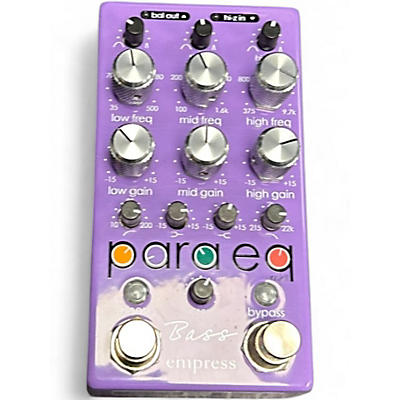 Used Empress Effects ParaEq with Boost EQ Pedal