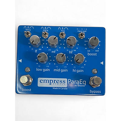 Used Empress Effects ParaEq with Boost EQ Pedal