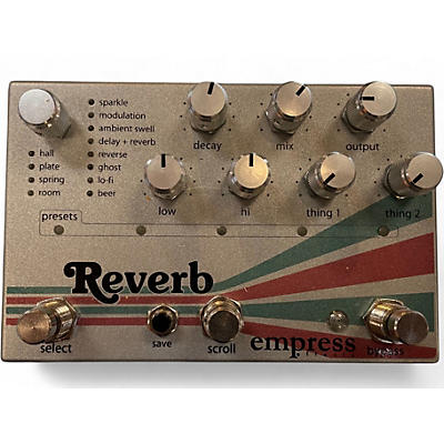 Used Empress Effects Reverb Effect Pedal