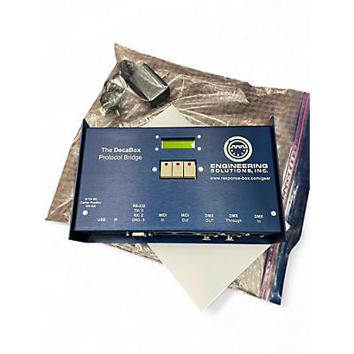 Used Engineering Solutions Inc DECABOX PROTOCOL MIDI TO DMX BRIDGE MIDI Interface