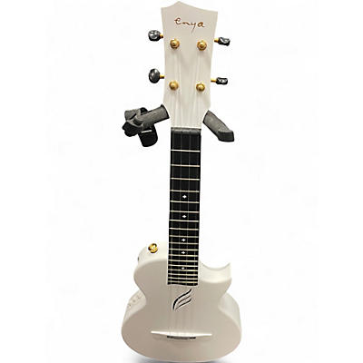 Used Enya Carbon Fiber Acousticplus White Ukulele