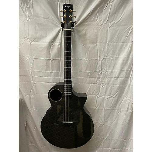 Used Enya EA-X4 Pro Carbon Fiber Acoustic Electric Guitar Carbon Fiber