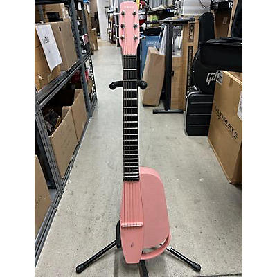 Used Enya NEXG Pink Solid Body Electric Guitar