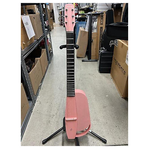 Used Enya NEXG Pink Solid Body Electric Guitar Pink
