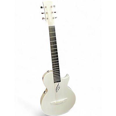 Used Enya Nova Go Acoustic Alpine White Acoustic Electric Guitar