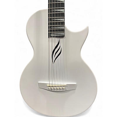 Used Enya Nova Go Full Size White Acoustic Guitar