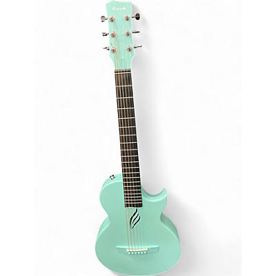 Used Enya Nova Go Light Blue Acoustic Guitar