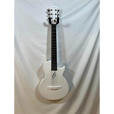 Used Enya Nova Go White Acoustic Electric Guitar