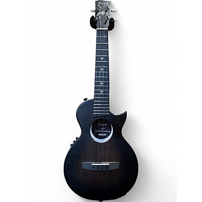 Used Enya Taimane Moon W/ Electronics Brown Burst Ukulele
