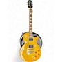 Used Ephiphone les paul Yellow Solid Body Electric Guitar Yellow