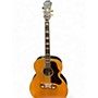 Used Epihone EJ300S Natural Acoustic Electric Guitar Natural