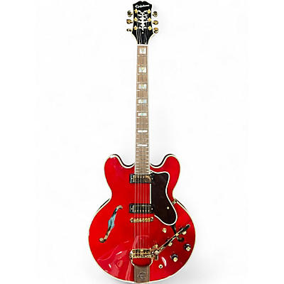 Used Epiphone 150th Anniversary Sheraton Cherry Hollow Body Electric Guitar