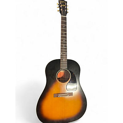 Used Epiphone 1942 Banner j45 2 Tone Sunburst Acoustic Electric Guitar