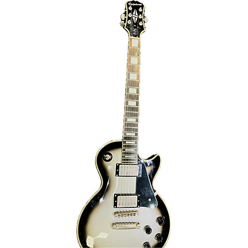 Epiphone Used Epiphone 1955 Les Paul Custom Silverburst Solid Body Electric Guitar Silverburst