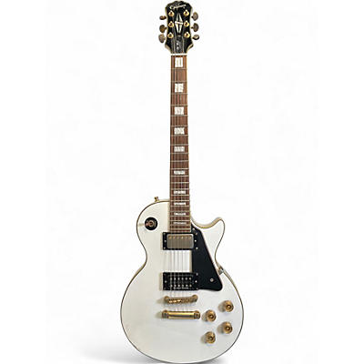 Used Epiphone 1955 Les Paul Custom White Solid Body Electric Guitar