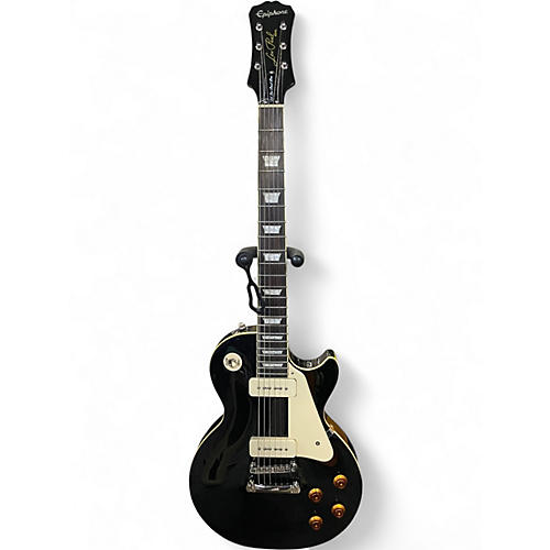 Used Epiphone 1956 LES PAUL PRO Ebony Solid Body Electric Guitar Ebony