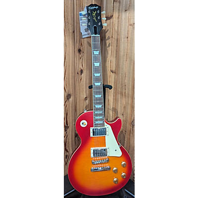 Epiphone Used Epiphone 1956 Reissue Les Paul Aged Dark Cherry Burst Solid Body Electric Guitar