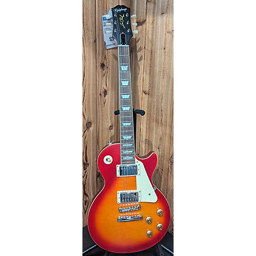 Epiphone Used Epiphone 1956 Reissue Les Paul Aged Dark Cherry Burst Solid Body Electric Guitar Aged Dark Cherry Burst